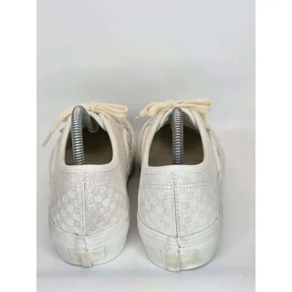 Vans Platform Woven Blanc De Blanc Checkerboard Unisex Sneakers 8M/9.5W - Picture 3 of 7